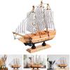 Парусный корабль Лучший экспонат для офиса и дома Декоративный деревянный парусный корабль Морской экспонат