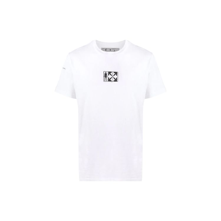 Off-White FW20 Arrows Graphic Print Short Sleeve T-Shirt Men T-Shirts White OMKA002E20FAB0010110