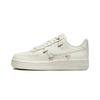Nike Air Force 1 Износостойкие Износостойкие Низкие Кеды для Скейтборда Женские Белый Розовый Золотой FV3654-111(Команда74-)