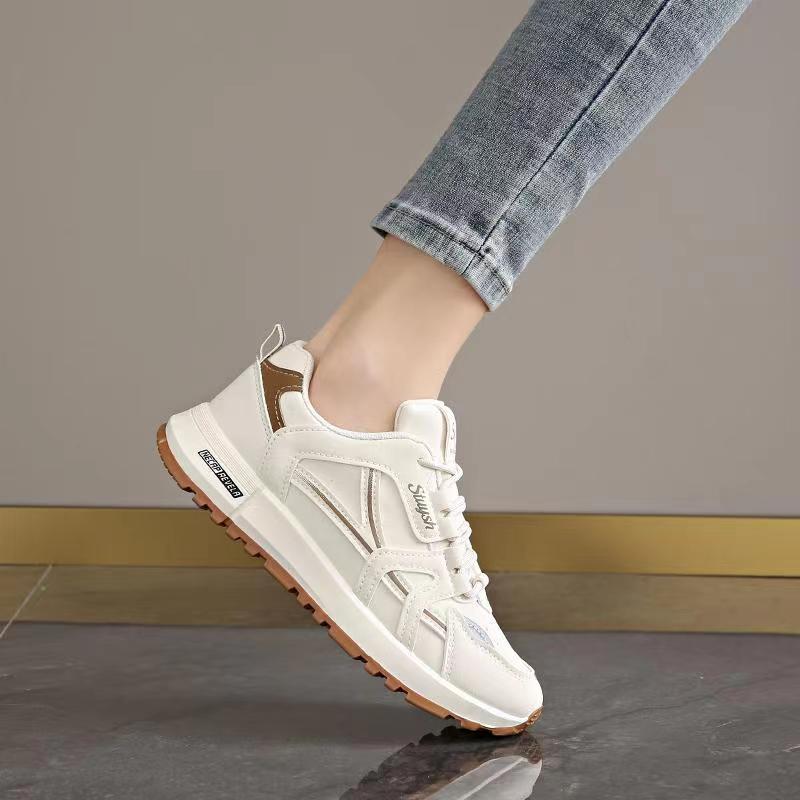 Женская обувь весна и осень повседневные дышащие легкие кроссовки модные универсальные дорожные туфли из арганового белого цвета