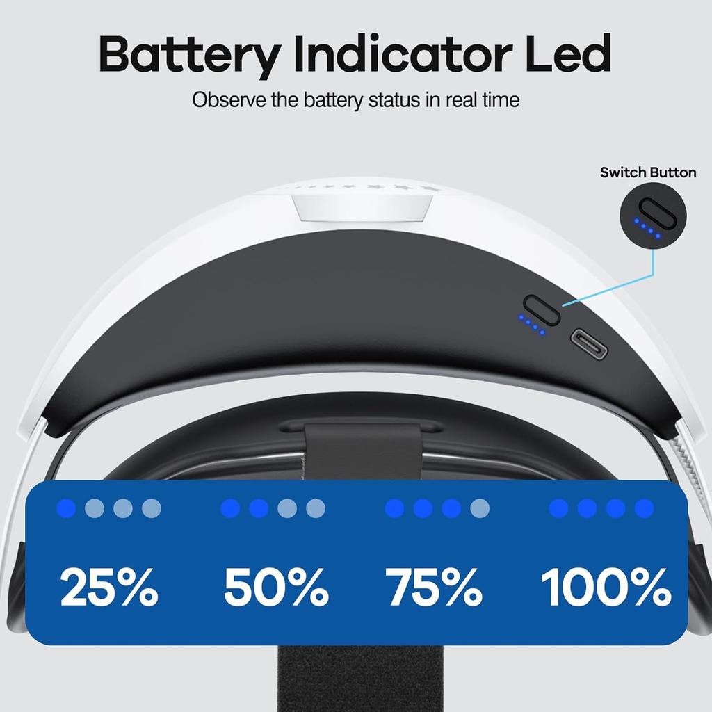 Регулируемый ремешок на голову для Oculus Quest 2 VR гарнитуры сменный ремешок Elite продлит время игры VR для Meta Quest 2 аксессуары