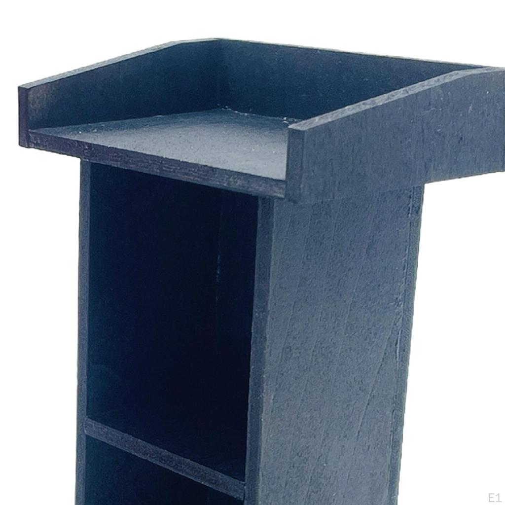 1:12 Dollhouse Wooden Desk, DIY Craft, Decorative Furniture, Decoration for