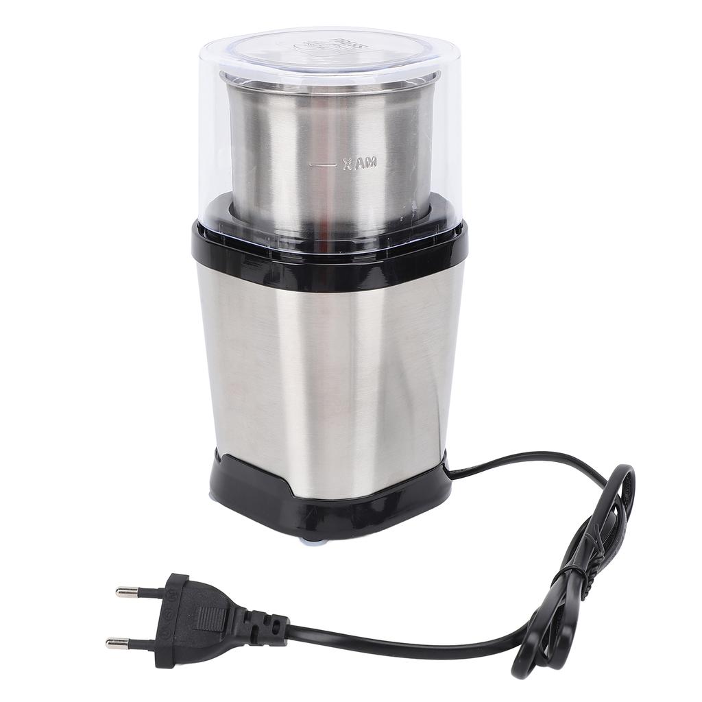 Electric Coffee Grinder 200W 60g Large Capacity Stainless Steel Grinder Cup Nuts Spice Grinder for