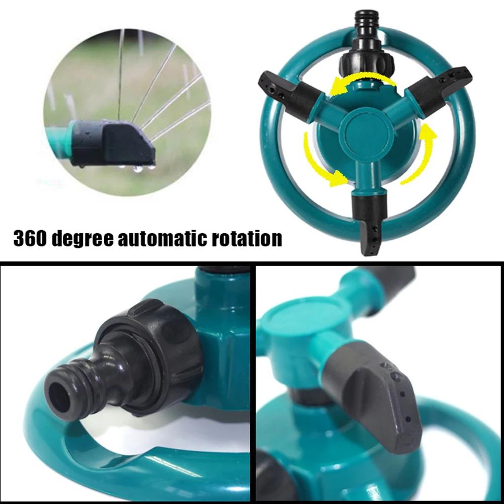 Sprinkler Nozzle 360 Degree Automatic Rotating Water Spray Garden Lawn Automatic Sprinkler Garden Watering Irrigation Supplies