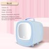 4L/6L Portable Car Home Dual Use Small Fridge Dormitory Cosmetic Storage Freezer Mini Car Mirror Refrigerator