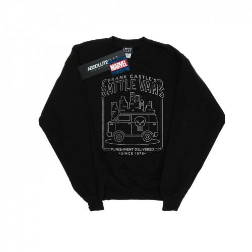 Marvel Mens The Punisher Frank Castle´s Battle Vans Sweatshirt