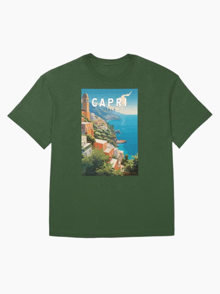 Peppino di Capri Capri Italy Travel Art Vintage Oversized T-Shirt