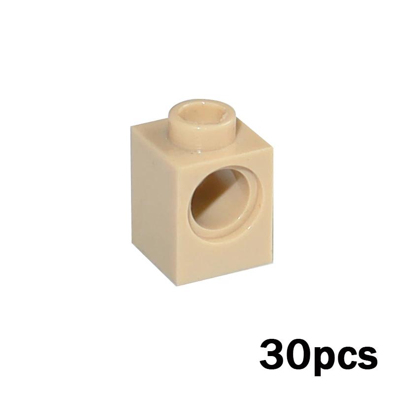 Кирпич 1x1 с отверстием 6541 MOC Технология Собираемые части DIY Строительные блоки Образовательная игрушка для детей