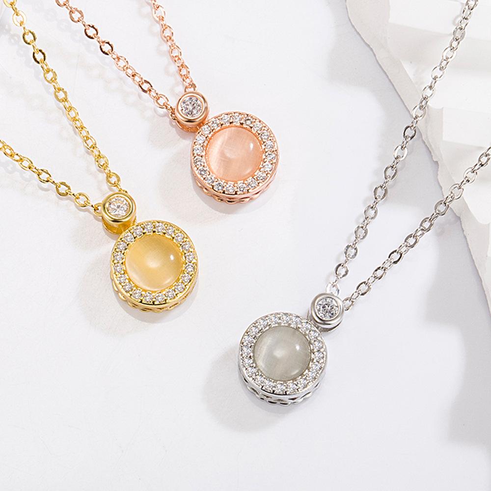 Новое ювелирное ожерелье с подвеской в ​​виде кошачьего глаза