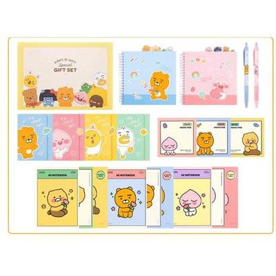 Kakao Friends Подарочный набор канцелярских товаров со случайным персонажем A (7 предметов)