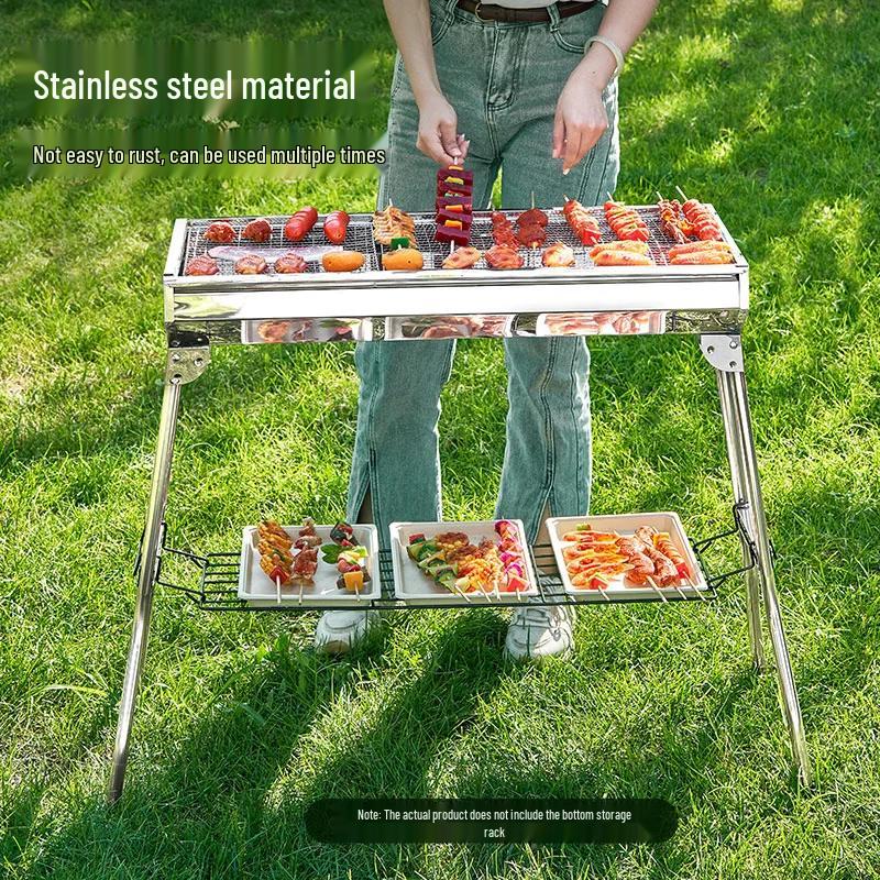 ShangKaoJia Outdoor Stainless Steel Charcoal Grill