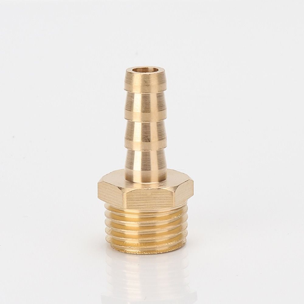 Brass Hose Barb 1/8" 1/4" 3/8" 1/2" Pipe Connector Adapter High Quality Male Threaded Joint