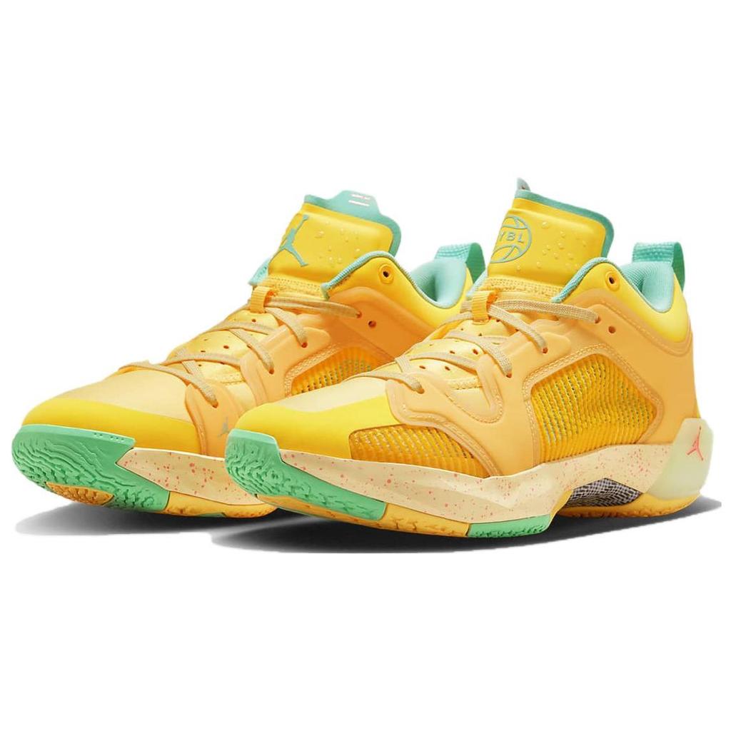 Кроссовки унисекс Air Jordan 37 Low PF EYBL Желтый Citron-Pulse Laser-Orange DX5567-800