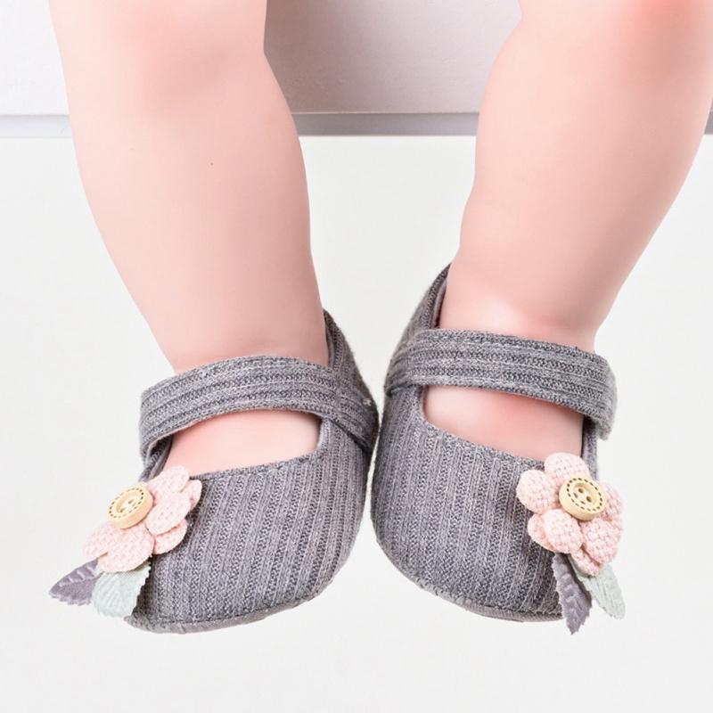 Baby Girl Breathable Flower Design Anti-Slip Casual Sneakers