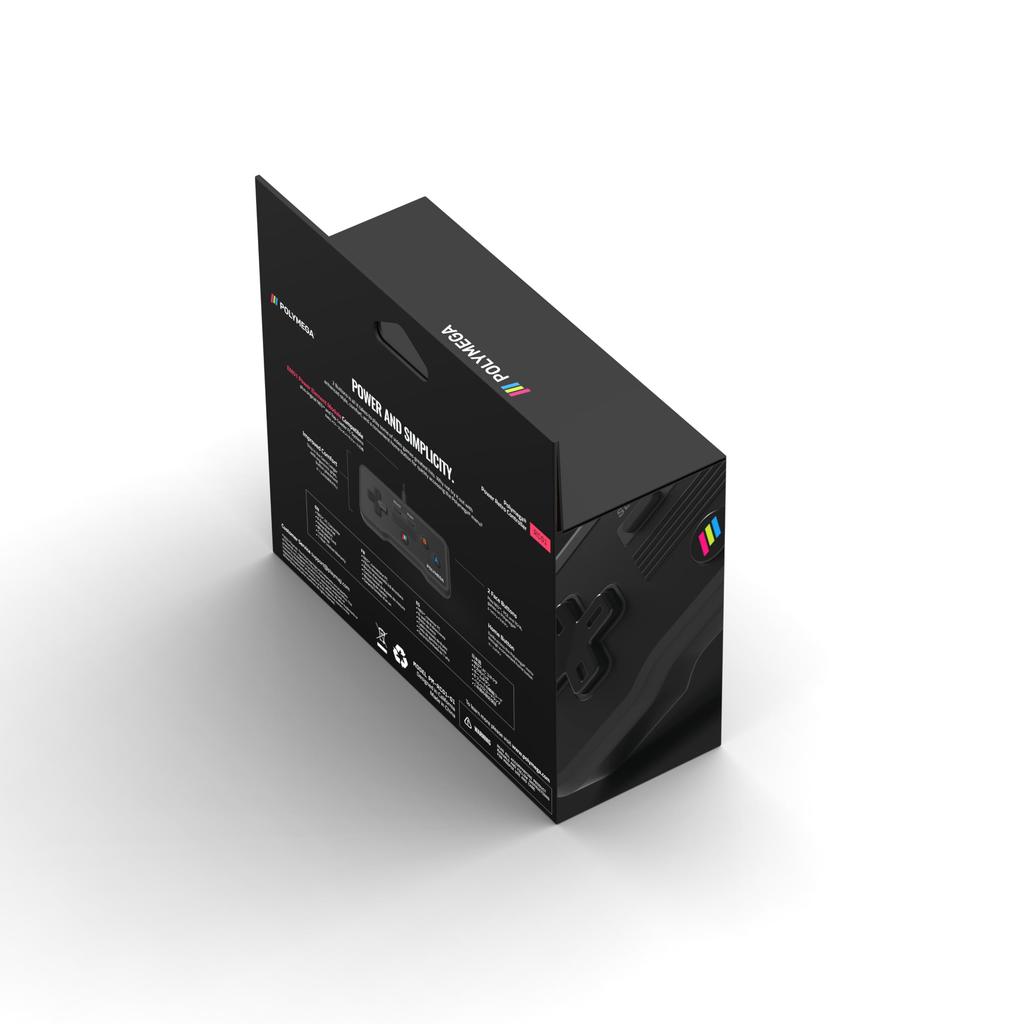 Проводной игровой контроллер Polymega RC01, совместимый с портами EM01 Famicom/NES, с оригинальной кнопкой и кнопкой HOME, кабель 2,4 м, [Тот же модуль]