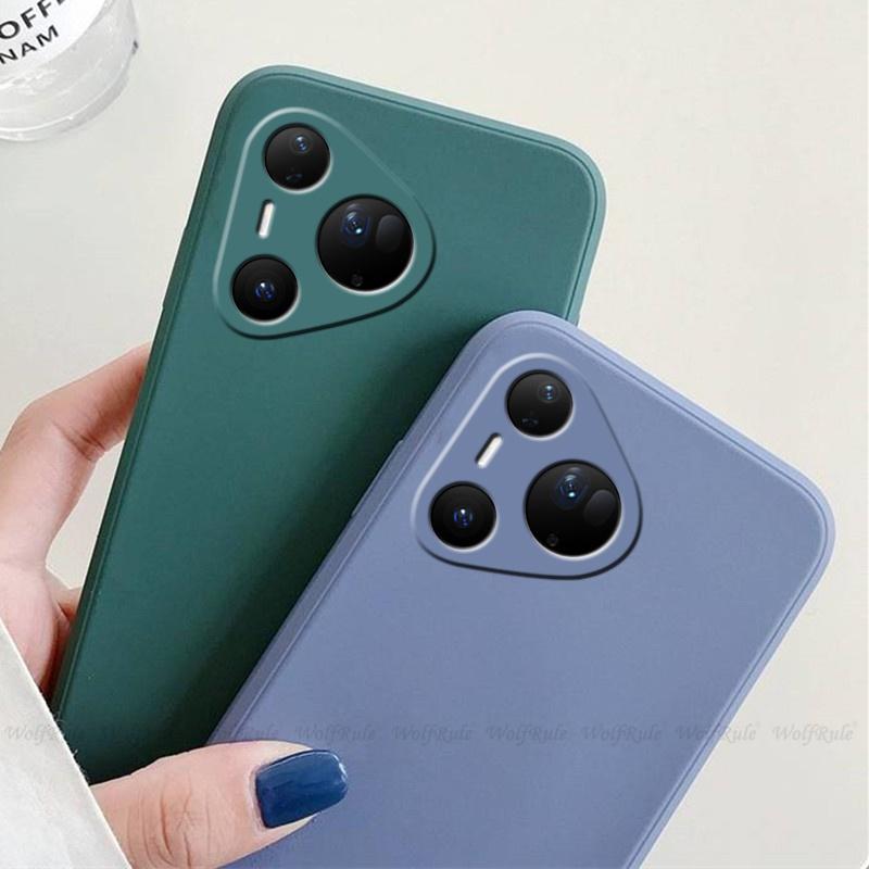 For Huawei Pura 80 Pro Plus Case Huawei Pura 80 Pro Plus Capas New Shockproof Phone Bumper Back TPU Liquid Silicone Soft Fundas