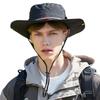 Men's Large Brim Sun Protection Hat for Fishing, Cycling, and Mountaineering