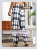 Men's Loose Fit Plaid Pajama Pants - Autumn/Winter Casual Sleepwear