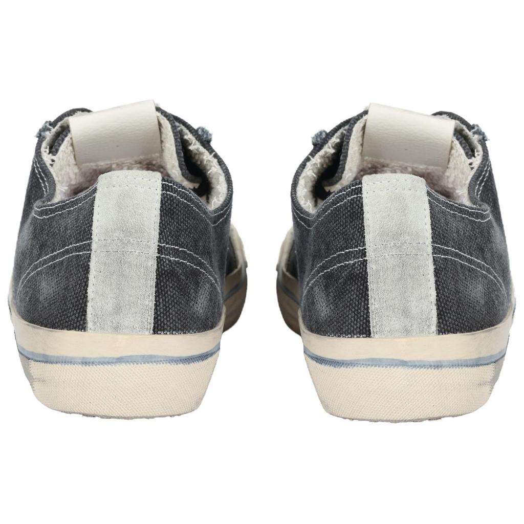 Golden Goose V Star Low top Skateboard Shoes Women's Black Distressed GWF00129.F003088.90184