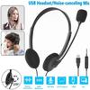 Stereo Sound USB Computer Headphone Noise Cancelling Gaming Headset  for Computer/Laptop Office