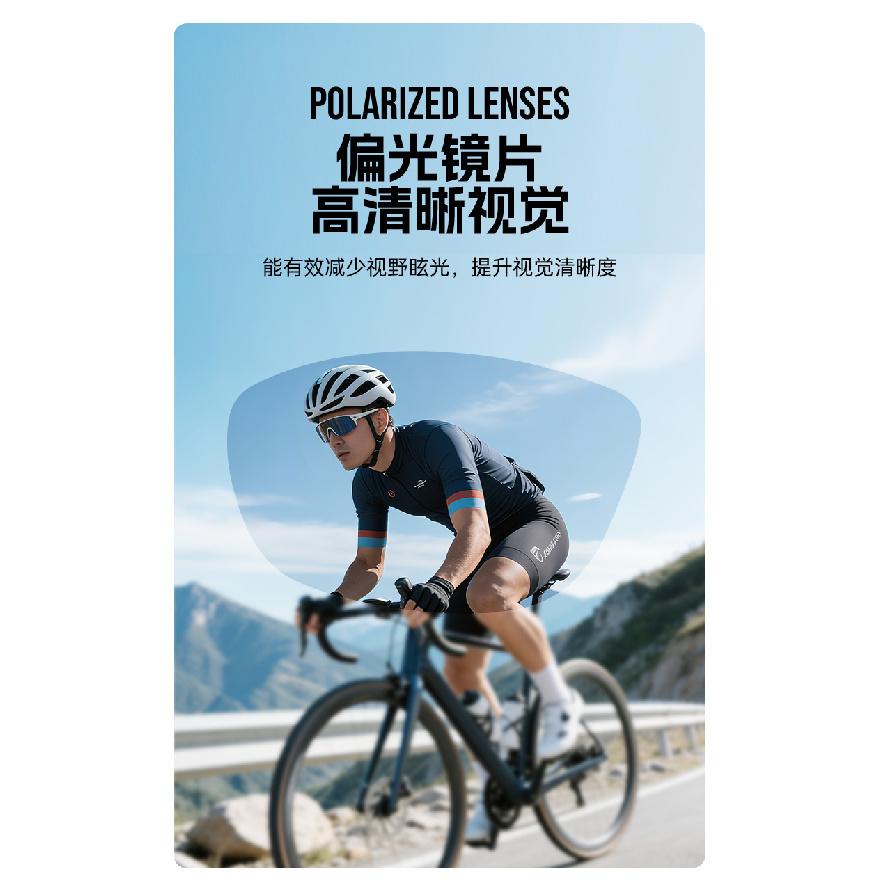 Men's Windproof Sunglasses for Driving and Cycling, Large Frame Sunglasses for Square and Round Faces, Outdoor Sun Protection Polarized Glasses