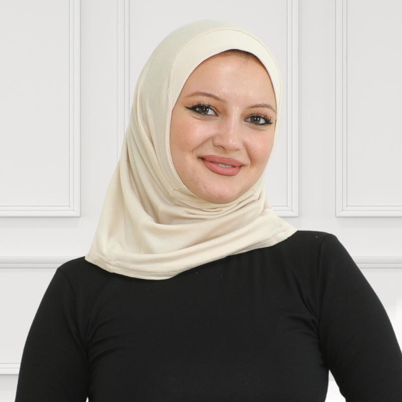 Sport Instant Hijab For Women, Muslim Cotton Turban, Soft Head Scarf, Ready To Wear Hijabs Prayer Clothes, Islamic Wear