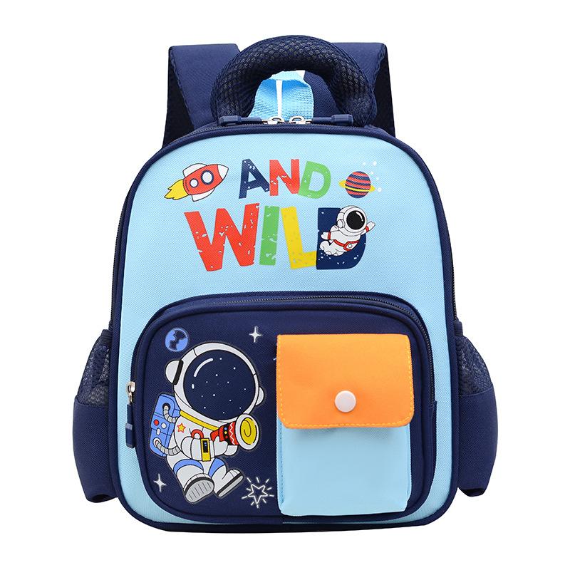 Kindergarten Primary School Students Schoolbag Going Out To Play Cartoon Animation Children Small Backpack Girls Boys Contrasting Backpack
