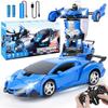 Remote Control Car - RQIURPN - Transformable Robot - Scale 1:18 - LED Lights - For Children 3-10 Years Old