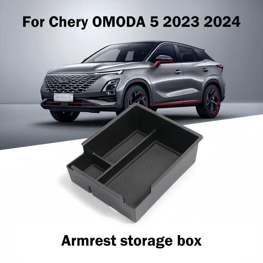 Для Chery OMODA 5 2025 2025 Центральная консоль Подлокотник Ящик для хранения Автомобильный лоток Органайзеры Аксессуары Уборка Подстаканник