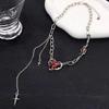 Ожерелье для женщин Sweet Cool Girl Punk Heart Chain Cuisine Jewelry ARI