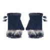 Fashion Soft Elastic Warm Mittens Thicken Warm Faux Rabbit Hair Gloves Fingerless