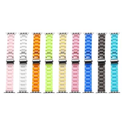 Ремешок для Apple Watch Band 7, 44 мм, 40 мм, 42 мм, 38 мм, 41, 45 мм, прозрачный ремешок-петля Correa для iwatch 7, 6 se, серии 5, 4, 3