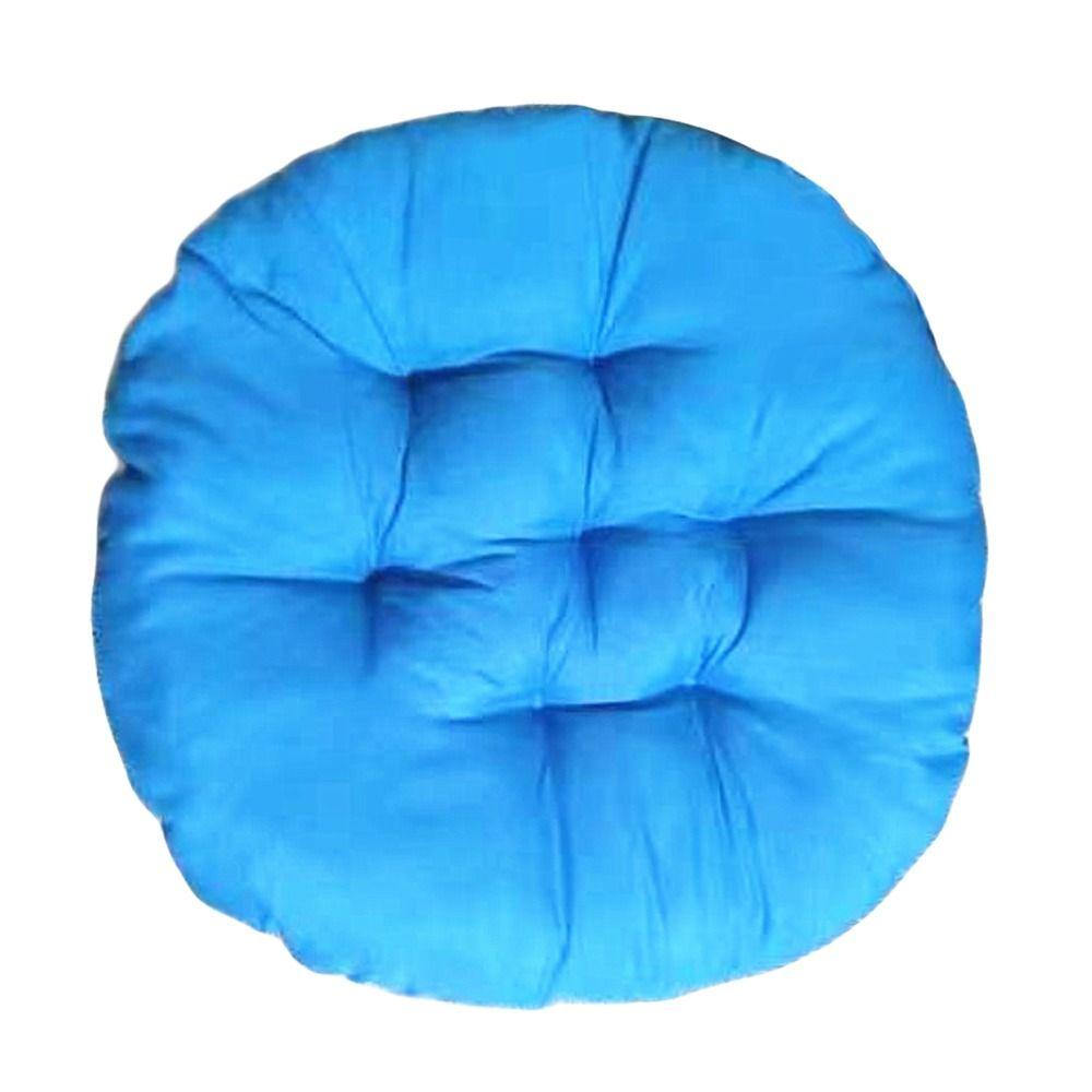 Nap Pillow Chair Cushion Solid Color Round Cushion Durable Tatami Mat Winter