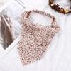 Floral Print Cloth Women Floral Turban Hair Accessories Triangle Hair Headband Elastic Headband