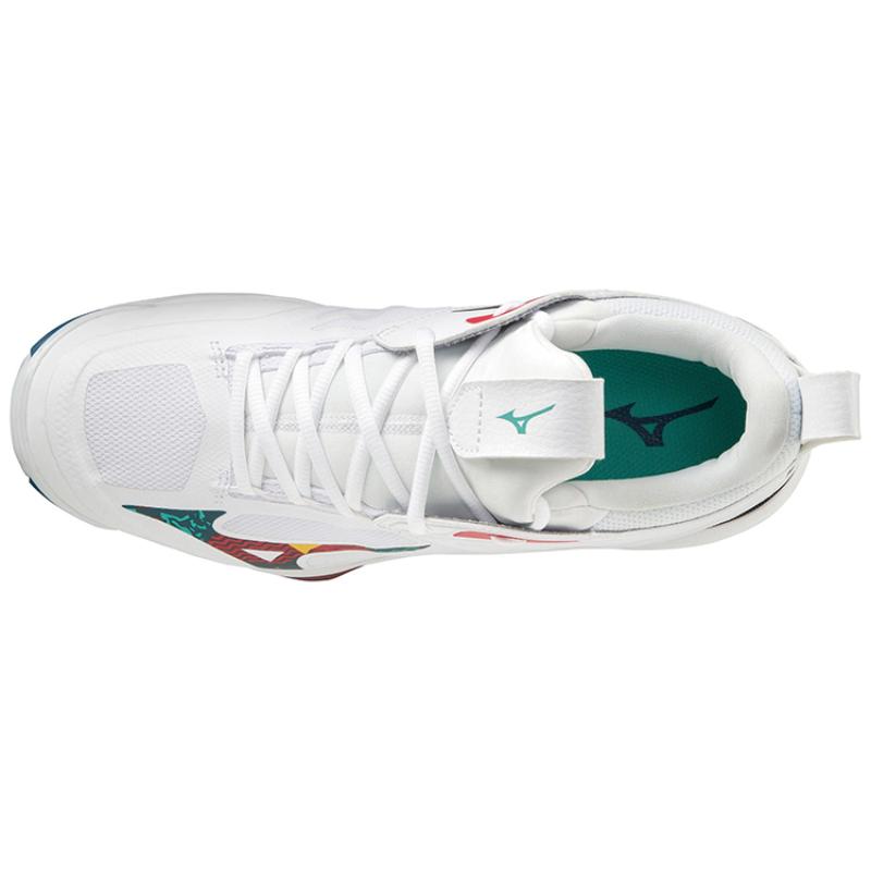 Mizuno Волейбольные кроссовки Унисекс Средний верх Белые кроссовки V1GA211248