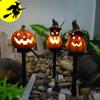 Солнечная лампа на Хэллоуин, солнечная лампа для уличного газона, водонепроницаемое украшение, украшение садового газона, украшение на День Благодарения на Хэллоуин