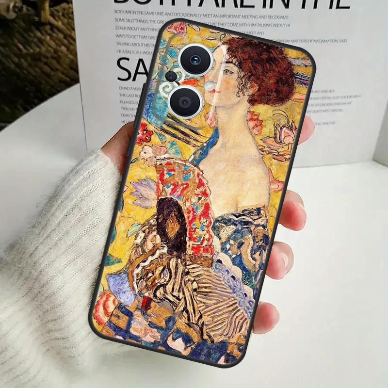 Чехол для телефона 'Поцелуй' Густава Климта для OPPO Reno 8 7 Lite 8T 11 12 13 14 14F 10 Pro OPPO Find X8 X6 X5 X9 Pro