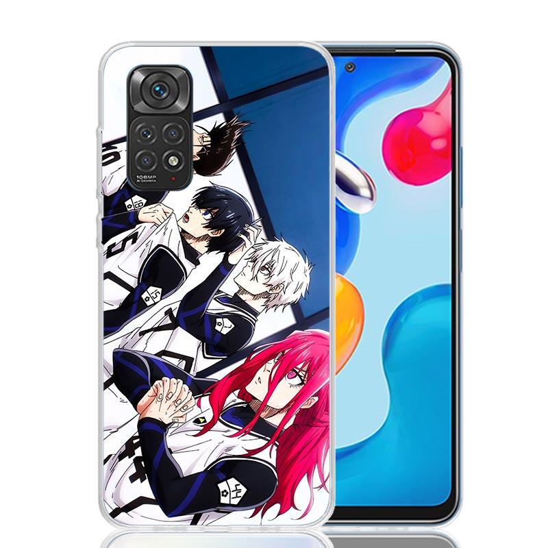 Чехол для телефона Blue Lock Исаги Ёити Для Xiaomi Redmi Note 15 14 13 12S 12 Pro Plus 11S 11E 11 11T 10S 10 Искусство Мягкий Чехол с Рисунком Re