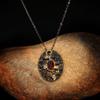 Personalized Winding Retro Pattern Lines, Gold Two-Color Necklace
