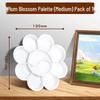 Plum Blossom Color Mixing Palette for Painting - Large Gouache and Watercolor Dish for Art Students and Children