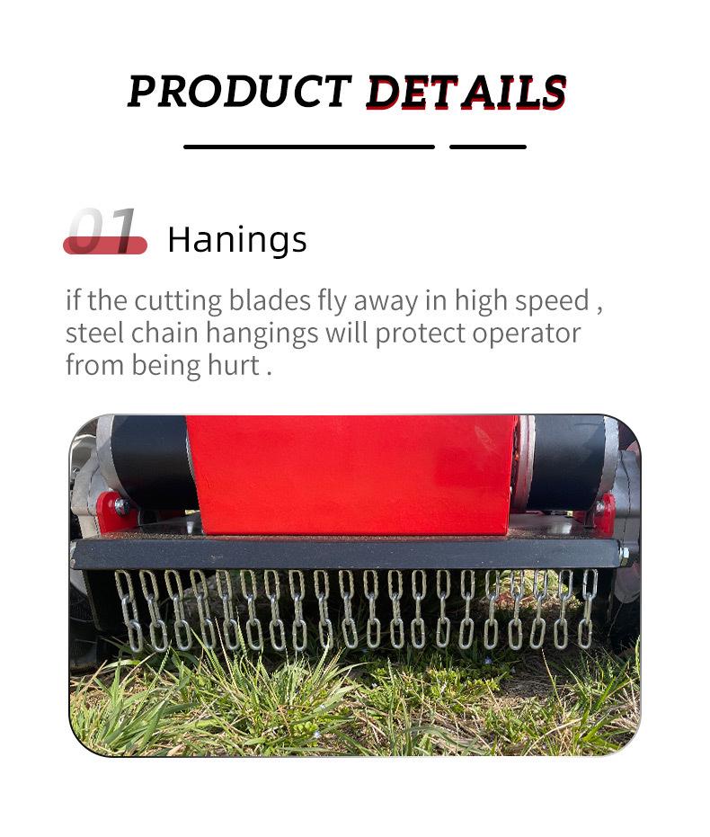 Multi-Functional Self-Propelled Lawn Mower and Weeder for French Golf Courses