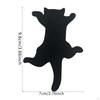 Деревянная черная кошка дверная рама знак топпер украшение, подвесной орнамент домашний декор для офиса