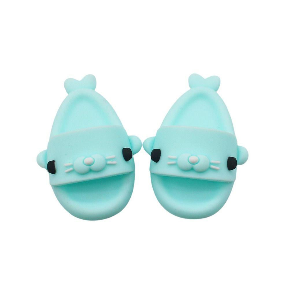 Mini 1/6 BJD Doll Shoes Seal Shape OB11 Seal Shoes Doll Seal Slippers  1/6BJD