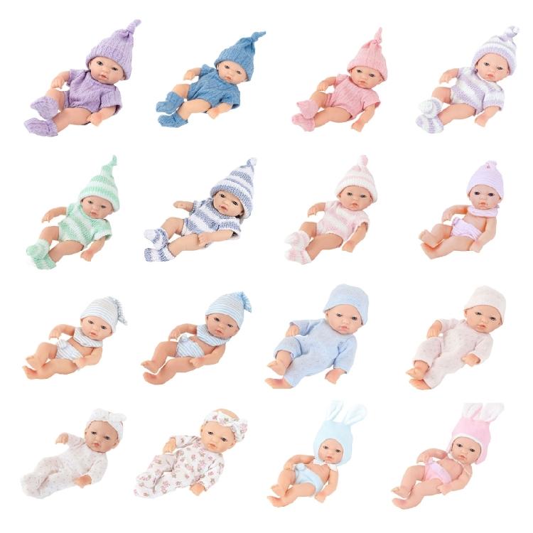 7-дюймовые реалистичные куклы-младенцы Reborns, интерактивные, мягкие, выглядят как настоящие, со сменной одеждой