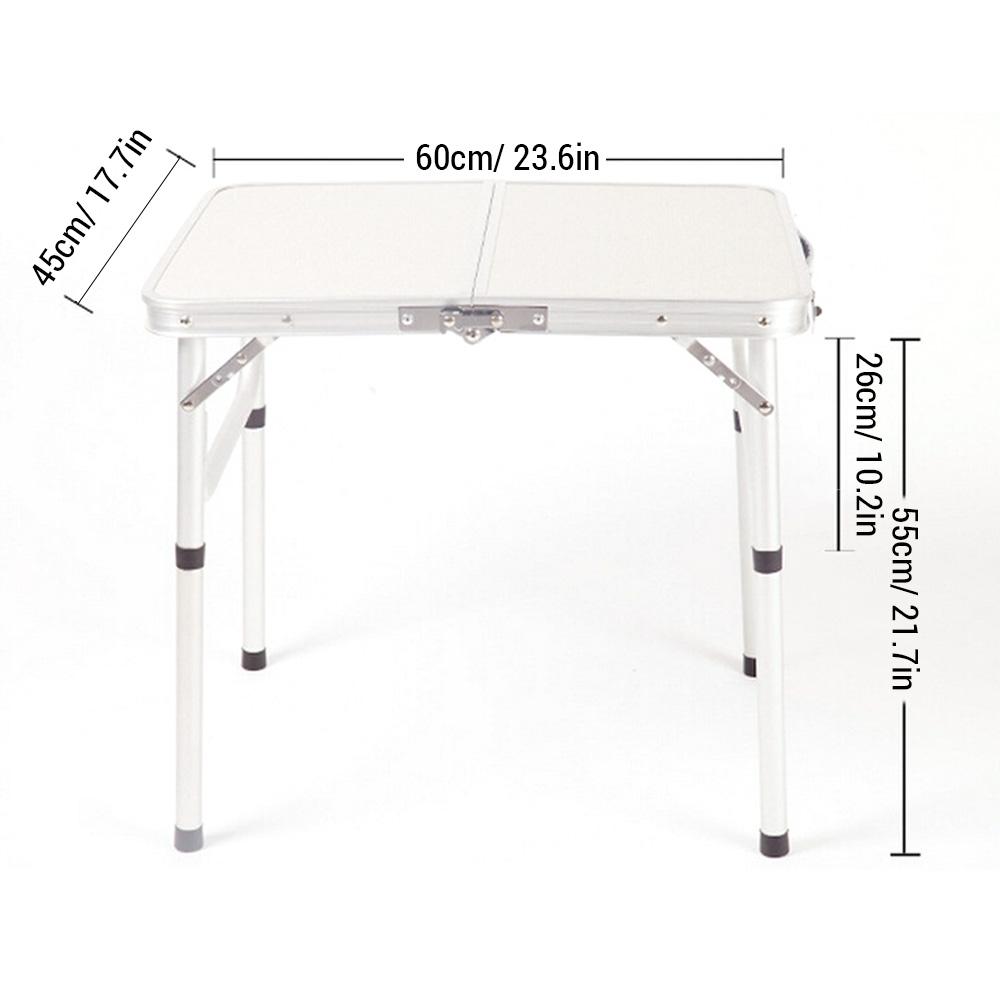 Портативный складной столик для кемпинга, алюминиевый складной столик для улицы, пикника, кемпинга, пешего туризма