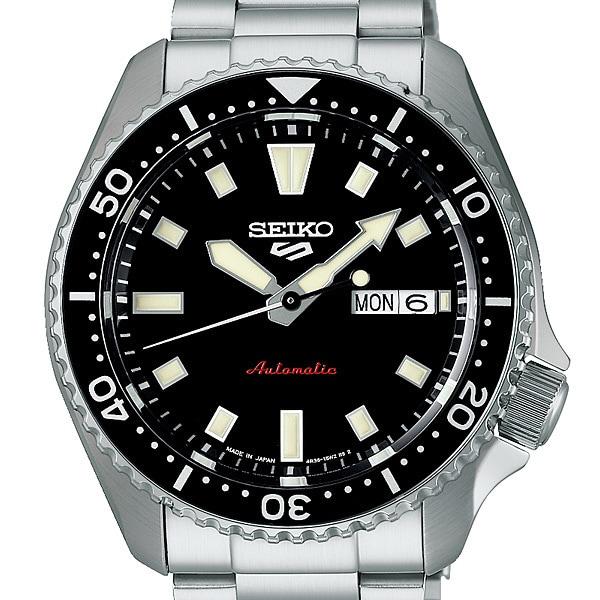 Seiko 5 Sports SKX Series Men's Automatic Wrist Watch - Silver / Black SBSA299 SBSA005 SBSA003 SBSA001 SBSA013 SBSA259 SBSA261 SBSA309 SBSA307 SBSA305
