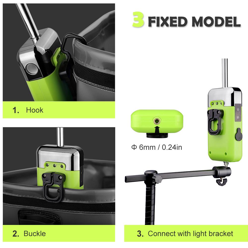 Outdoor Portable Mini Air Pump Air Oxygen Pump With Air Stone Tube 3-in-1 Sensing USB Charging