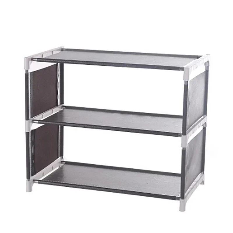 1 Pcs New Non-woven Cabinet Shelves with 3 / 4 Layers Optional Shoe Organizer Storage for Miscellaneous Items and Storage Items