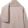 Women's Fashion Casual Wool Blend Scarf Short Coat