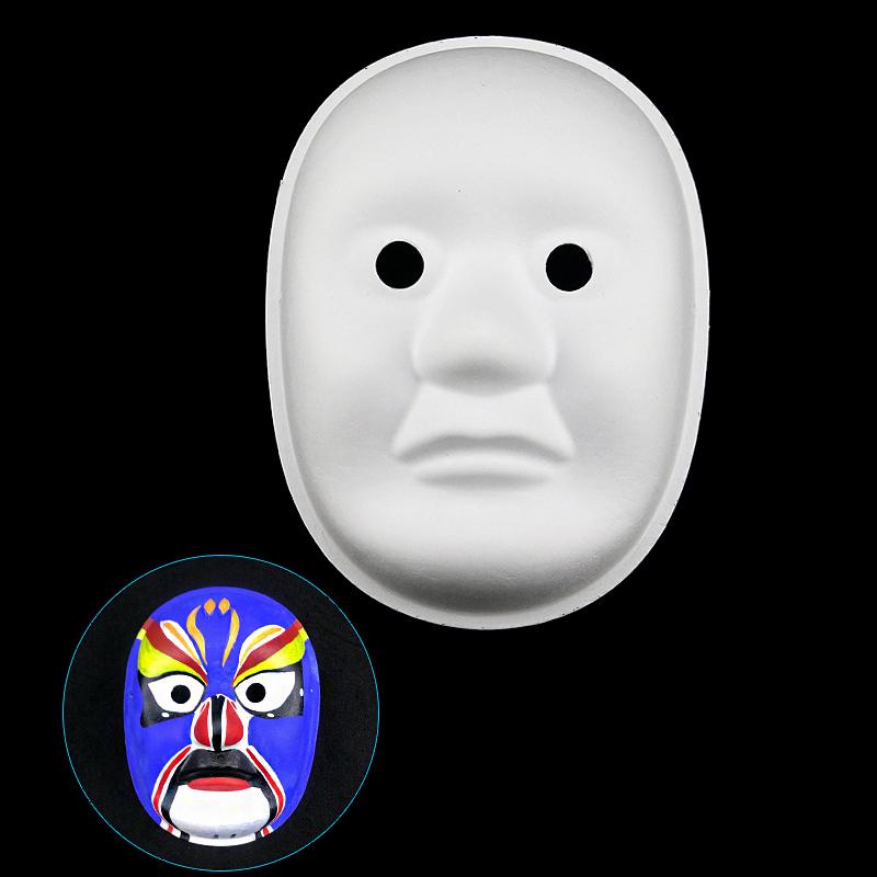 Маска своими руками Белая маска, расписанная вручную Маска из целлюлозы Пустая маска Маска Белая маска из эмбриона, расписанная вручную